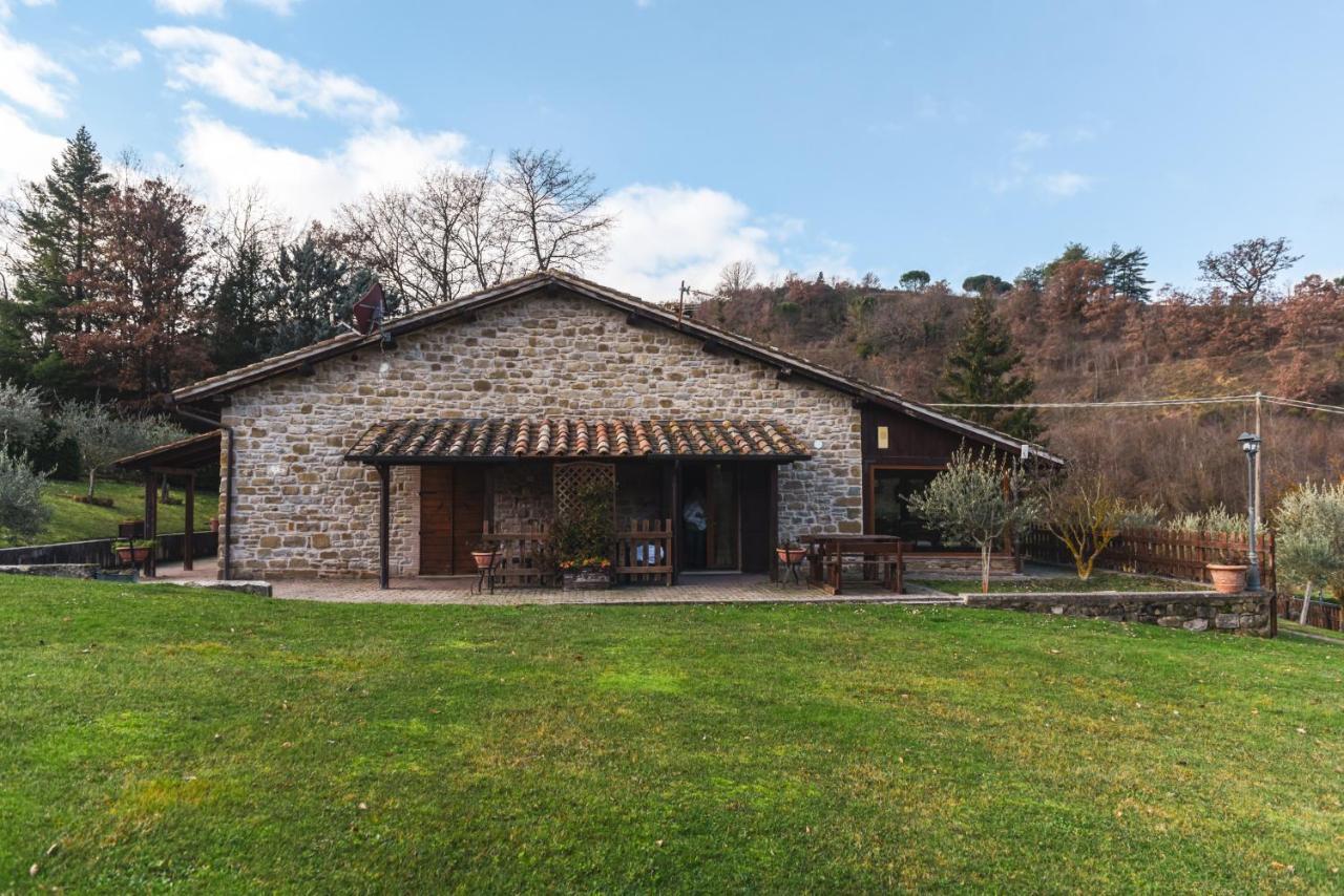 Agriturismo Ponte Di Riocchio Gubbio Exteriör bild
