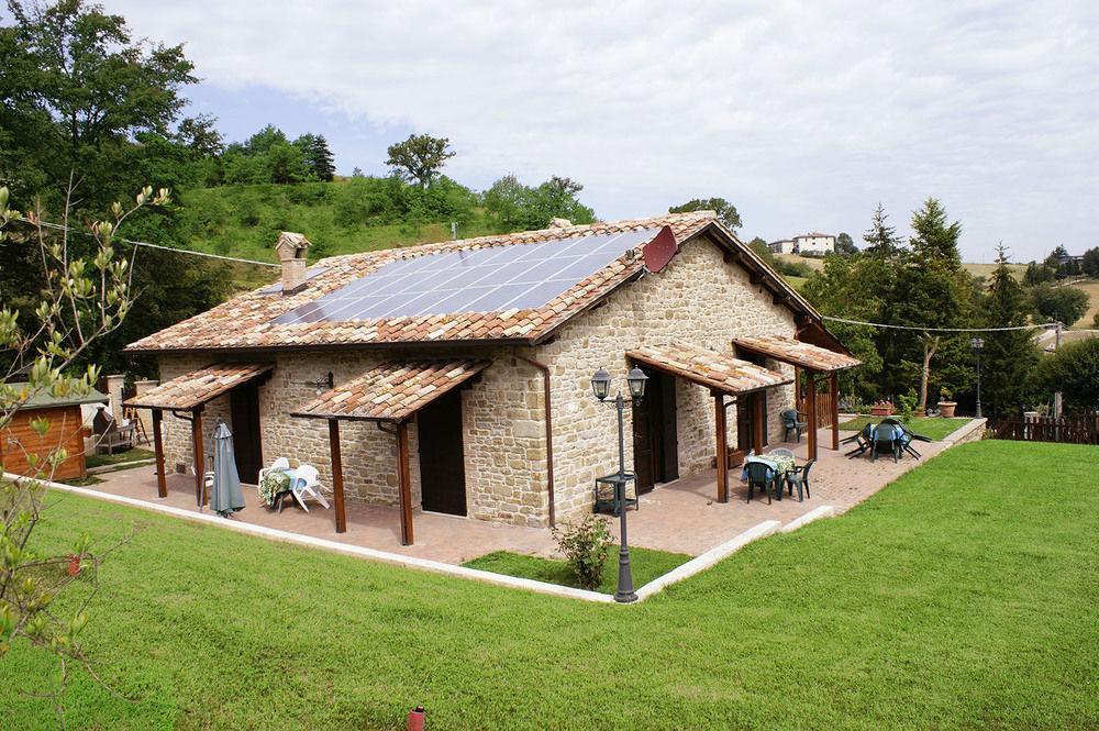 Agriturismo Ponte Di Riocchio Gubbio Exteriör bild